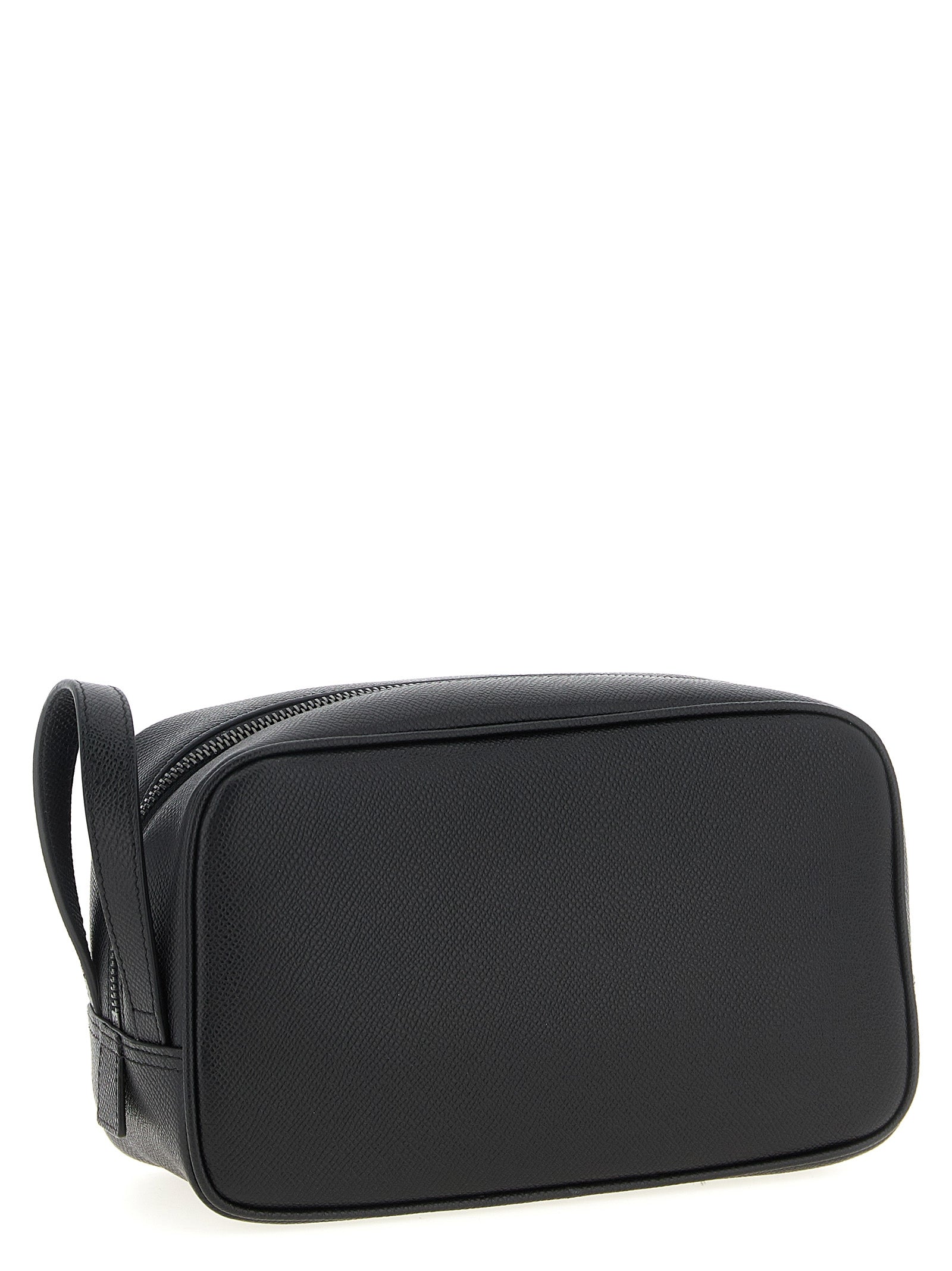 Dolce & Gabbana Black Calfskin Leather Wallet