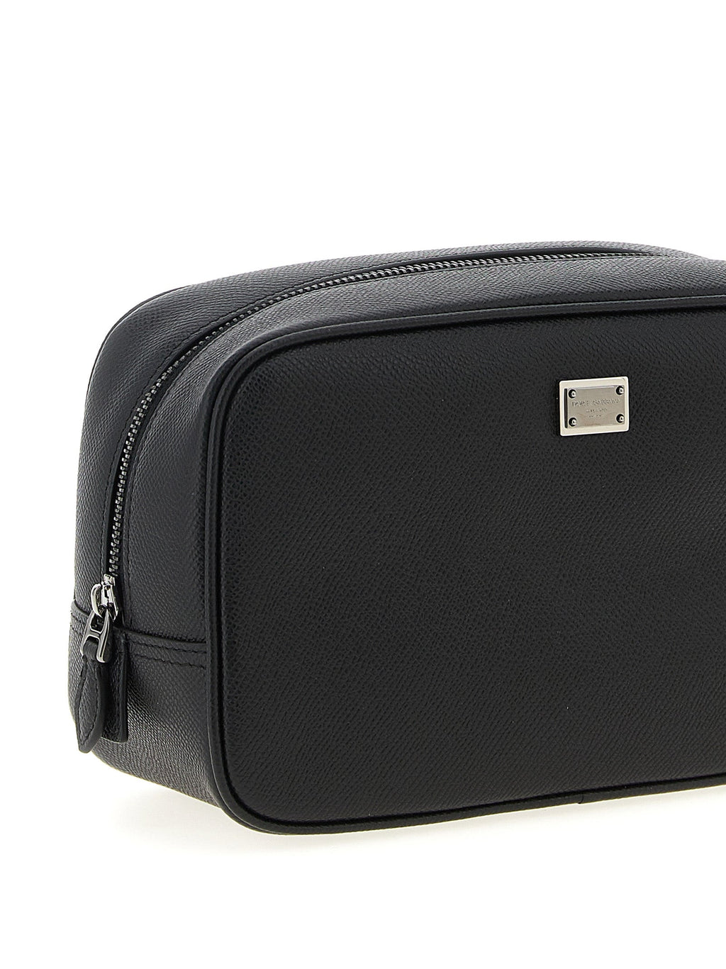 Dolce & Gabbana Black Calfskin Leather Wallet