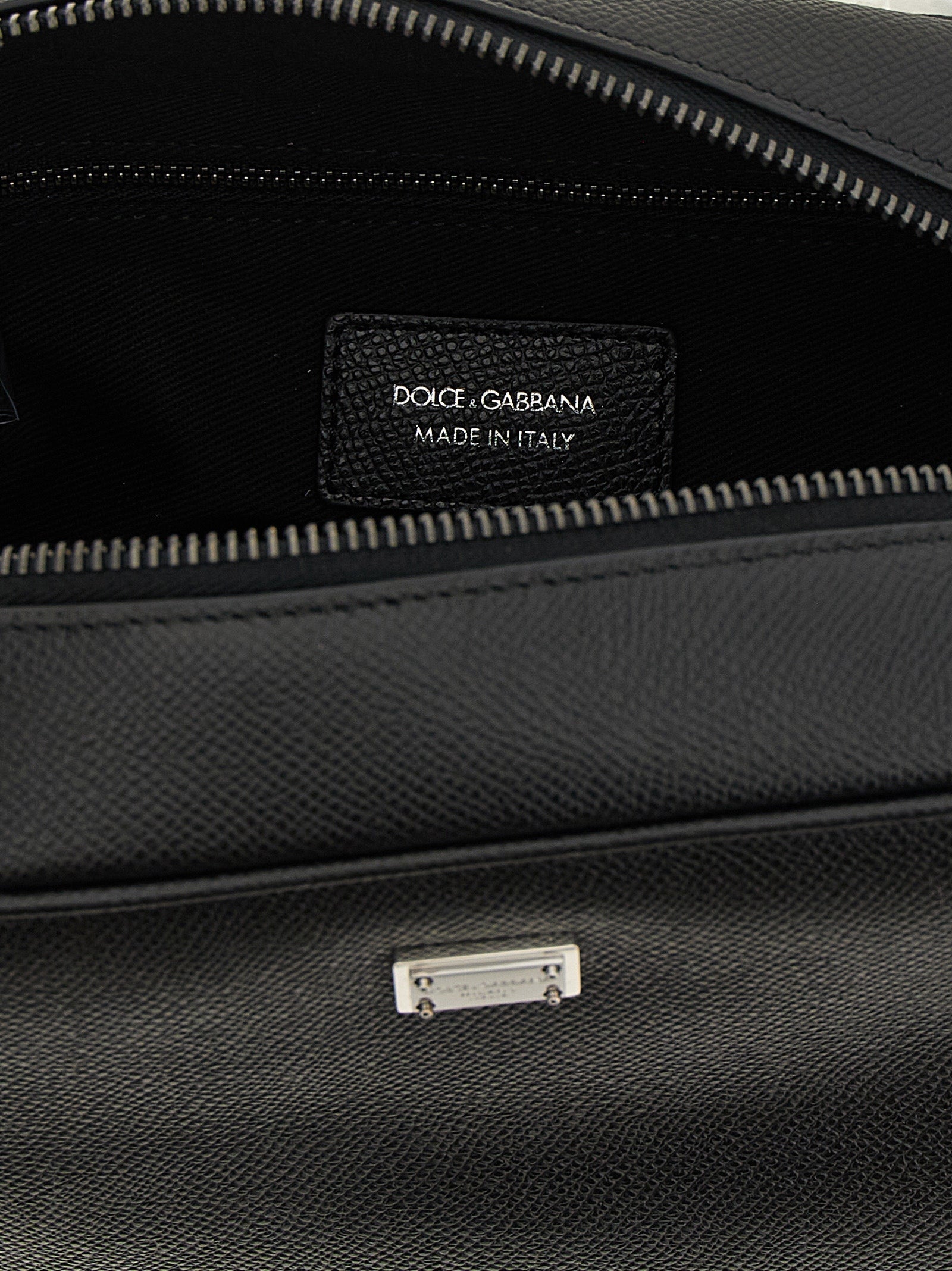 Dolce & Gabbana Black Calfskin Leather Wallet