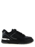 Versace Black Calfskin Athletic Sneakers