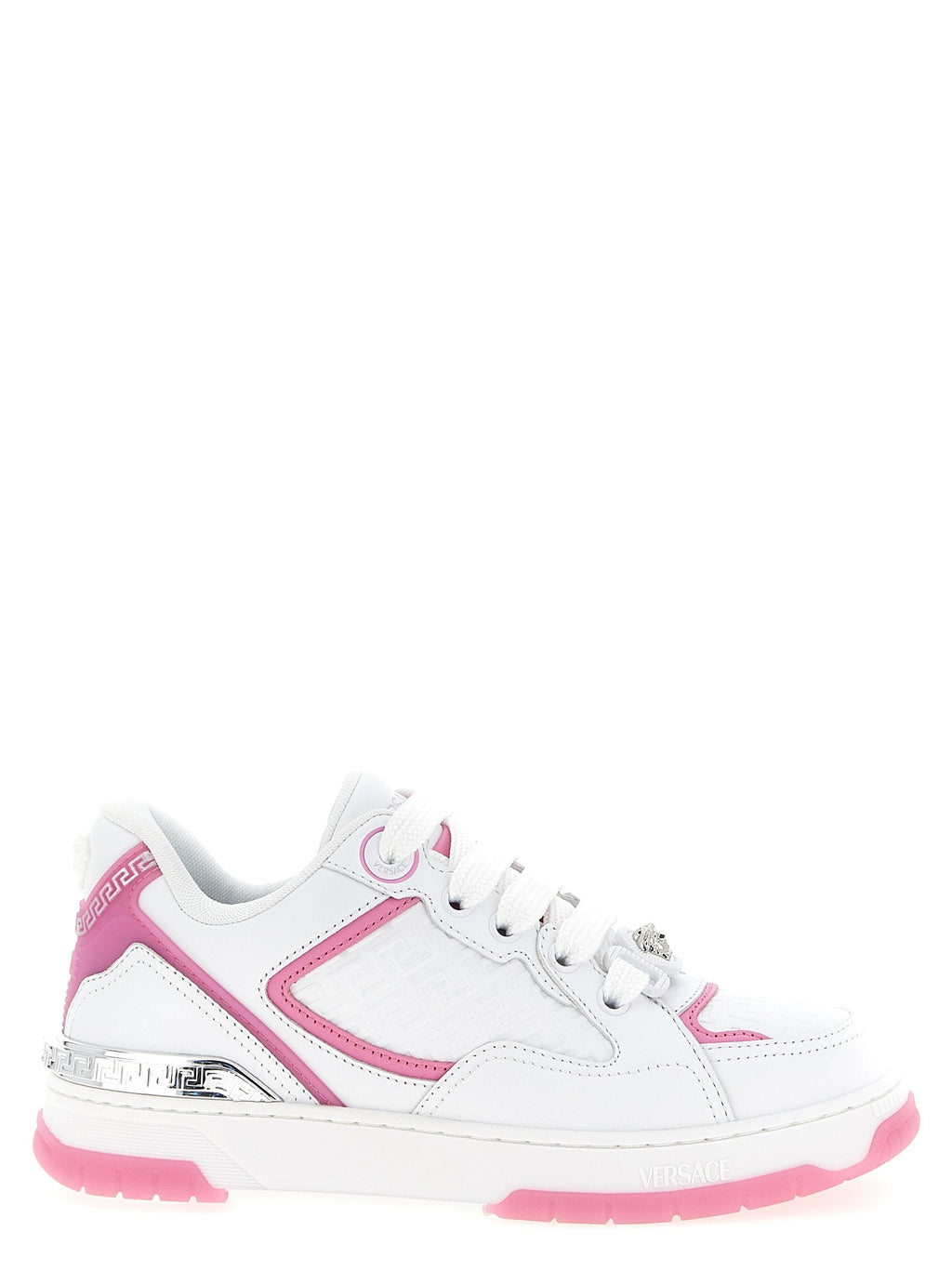 Versace Multicolor Calfskin Athletic Sneakers