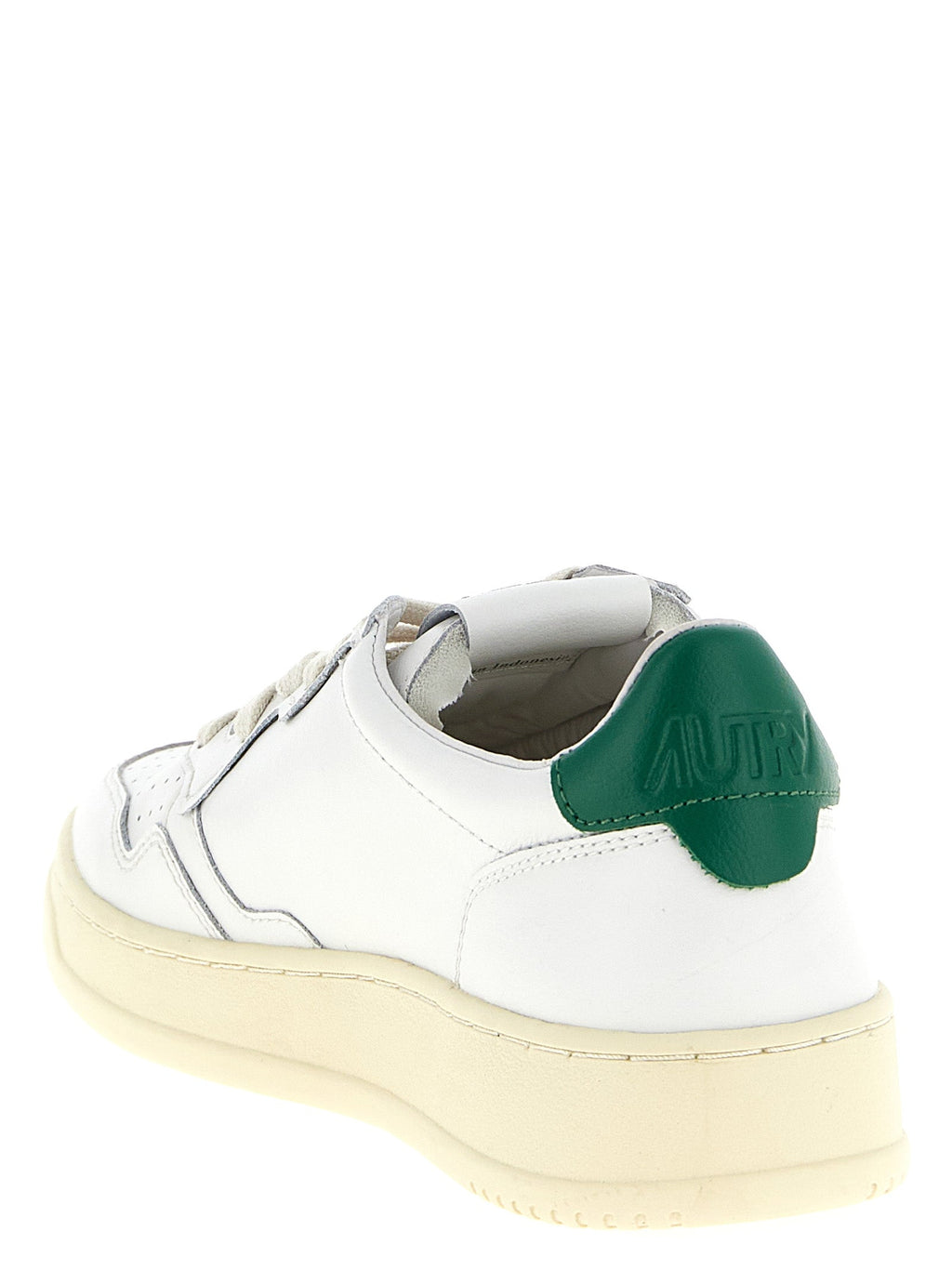 Autry Bicolor Goatskin Low Top Sneakers