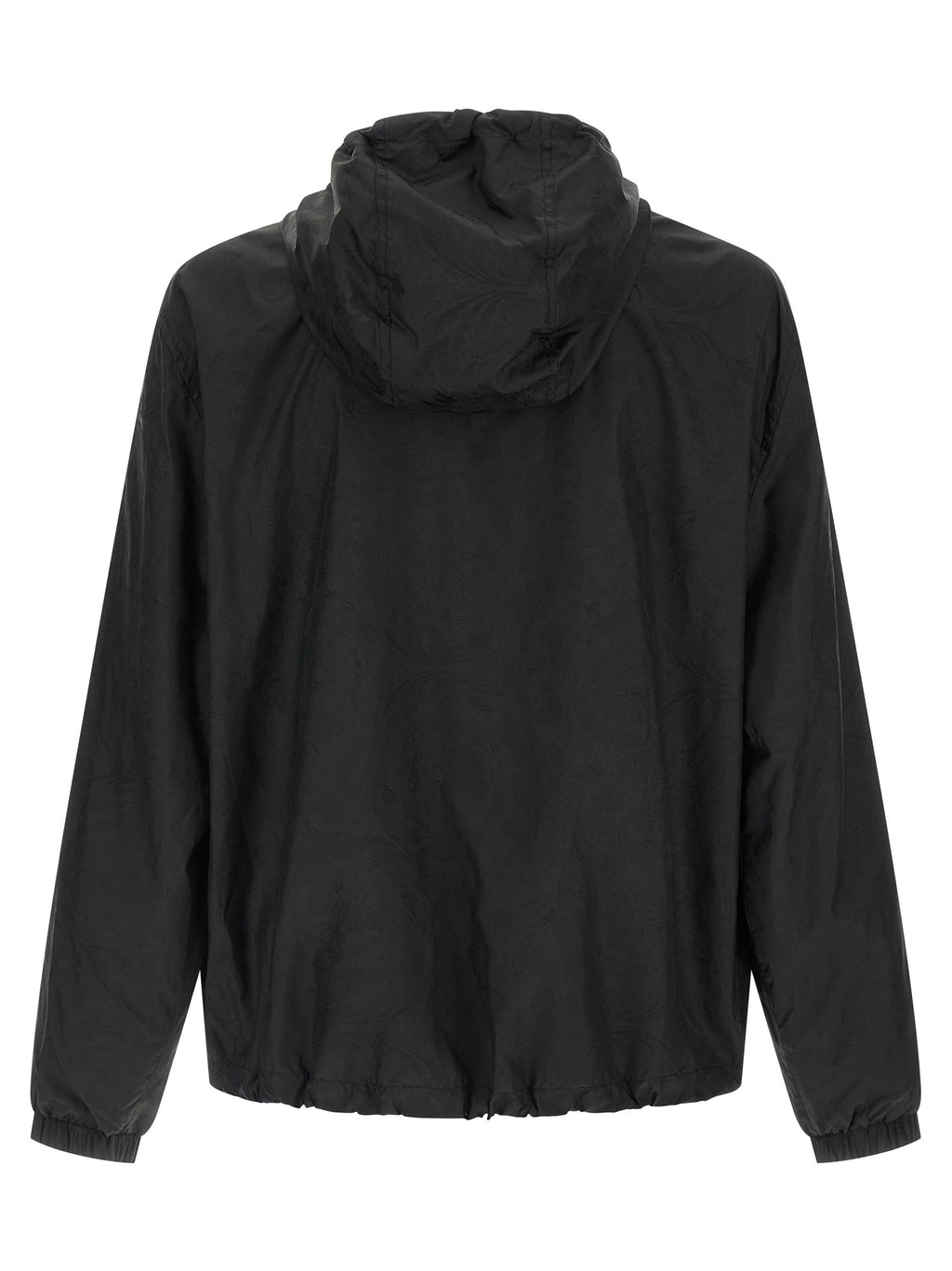 Versace Black Nylon Shell Jacket