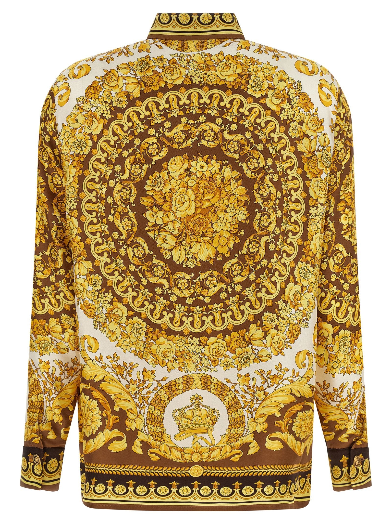 Versace Gold Silk Blouse