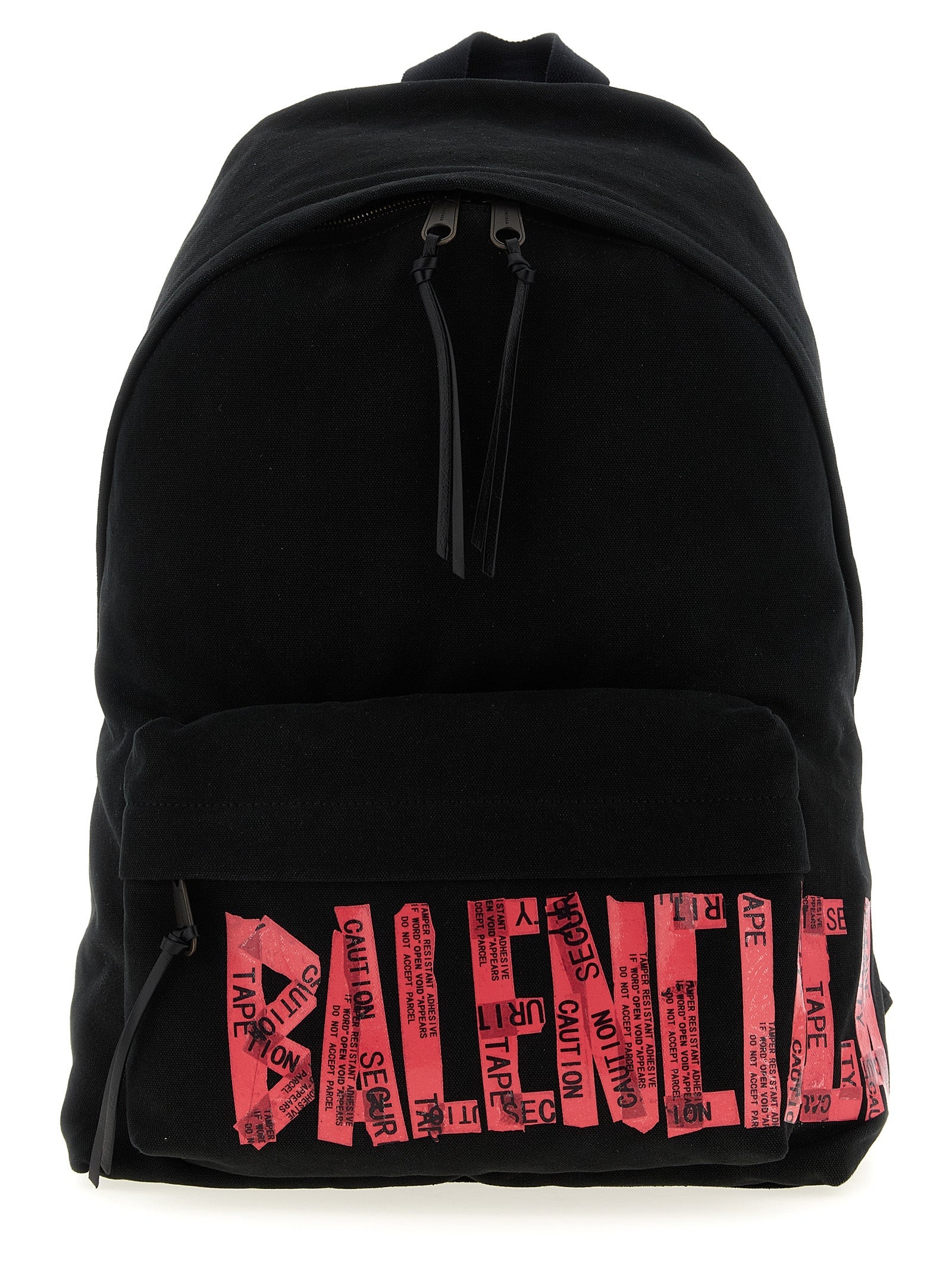 Balenciaga Black Cotton Backpack