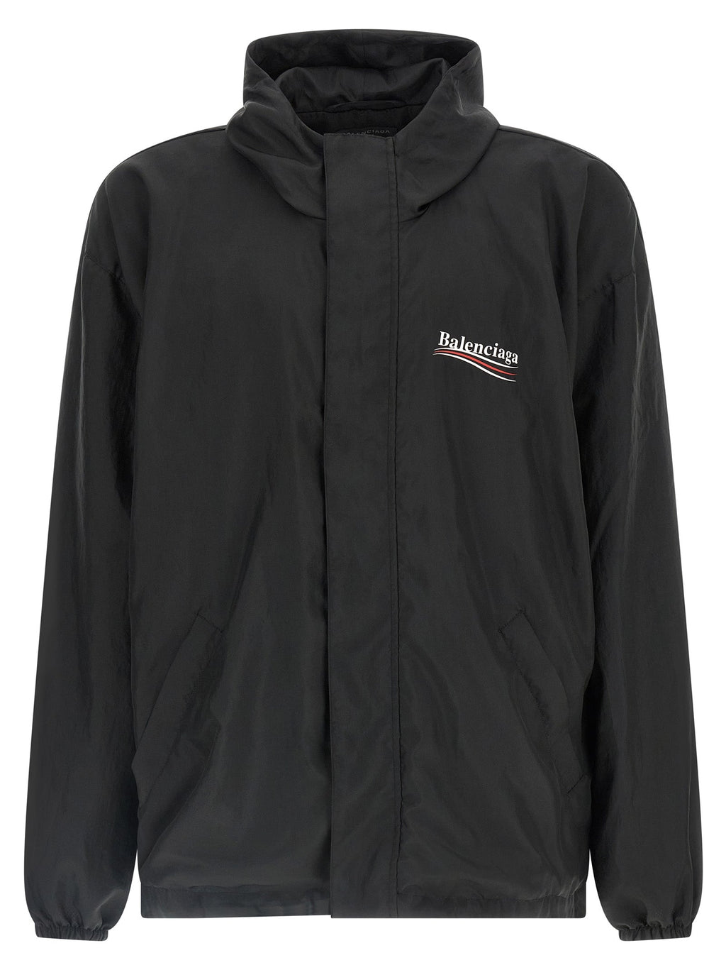 Balenciaga Black Polyester Shell Jacket