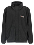 Balenciaga Black Polyester Shell Jacket