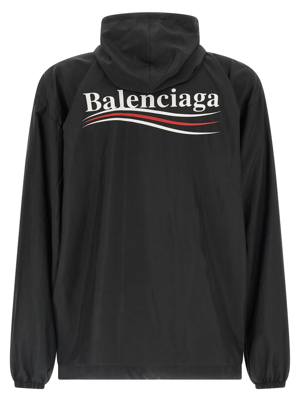 Balenciaga Black Polyester Shell Jacket