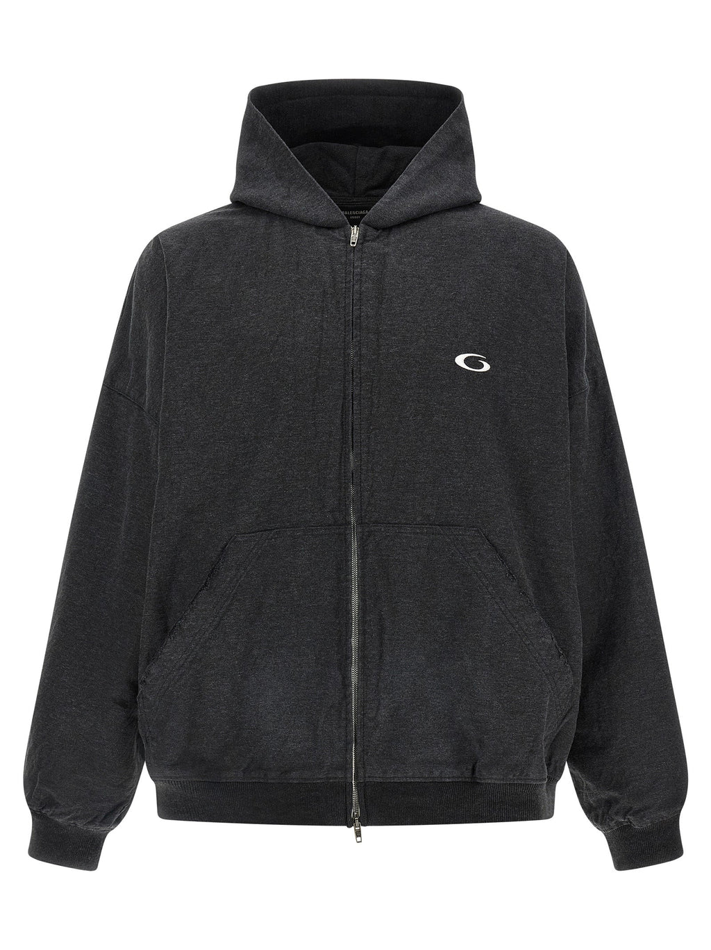 Balenciaga Gray Cotton Sweatshirt