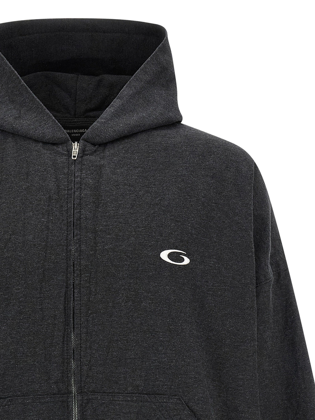 Balenciaga Gray Cotton Sweatshirt