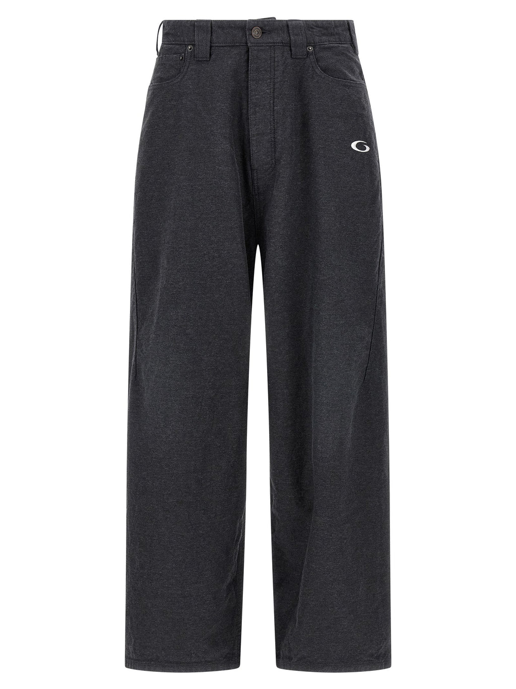 Balenciaga Gray Cotton Casual Pants