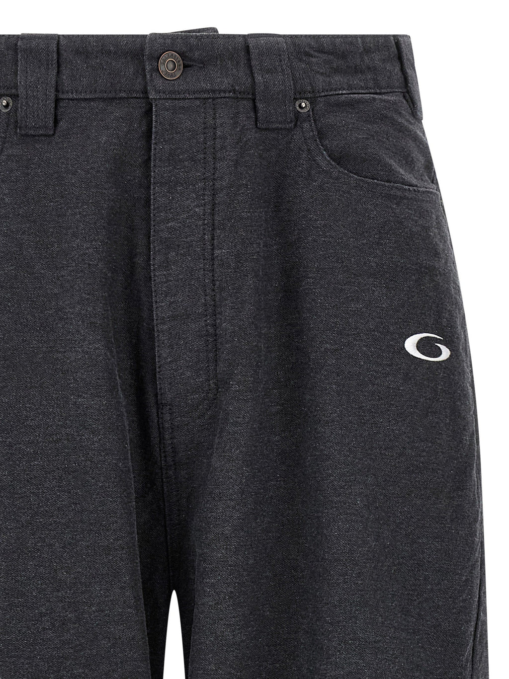 Balenciaga Gray Cotton Casual Pants