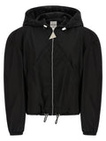 The Attico Black Polyamide Bomber