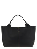 Tod's Black Calfskin Tote Bag