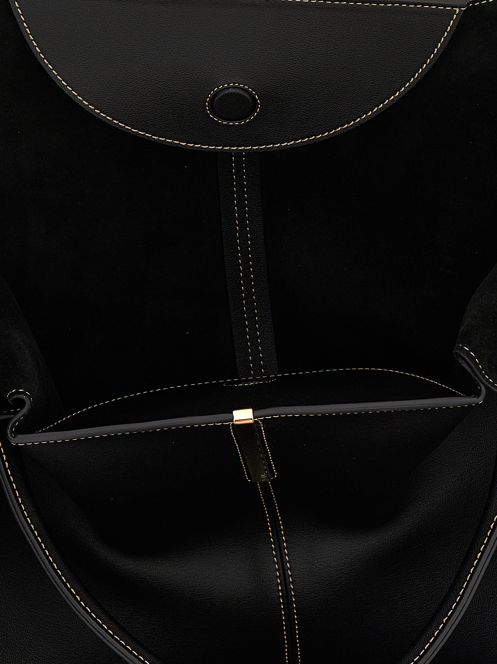 Tod's Black Calfskin Tote Bag
