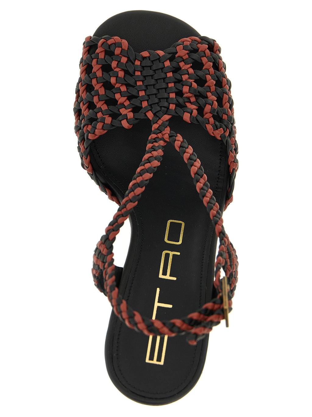 Etro Brown Polyethylene Stiletto Heel Sandals