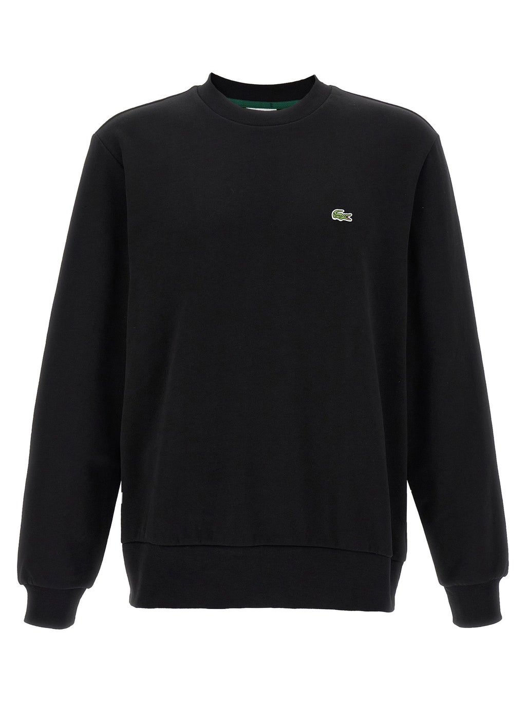 Lacoste Black Cotton Sweatshirt