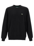 Lacoste Black Cotton Sweatshirt