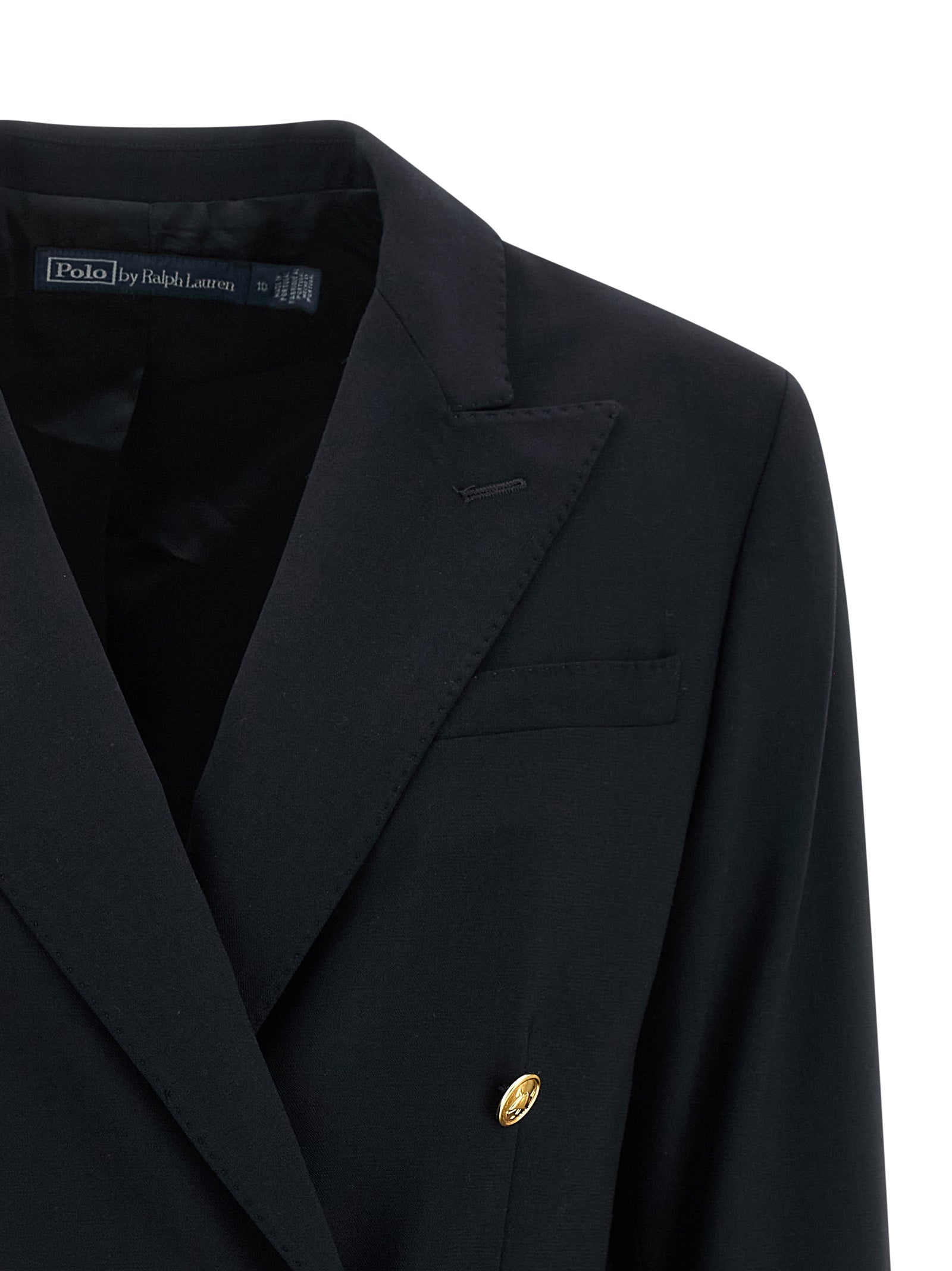 Polo Ralph Lauren Blue Wool Blazer