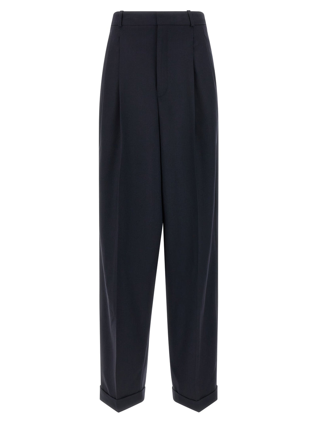 Polo Ralph Lauren Blue Wool Casual Pants