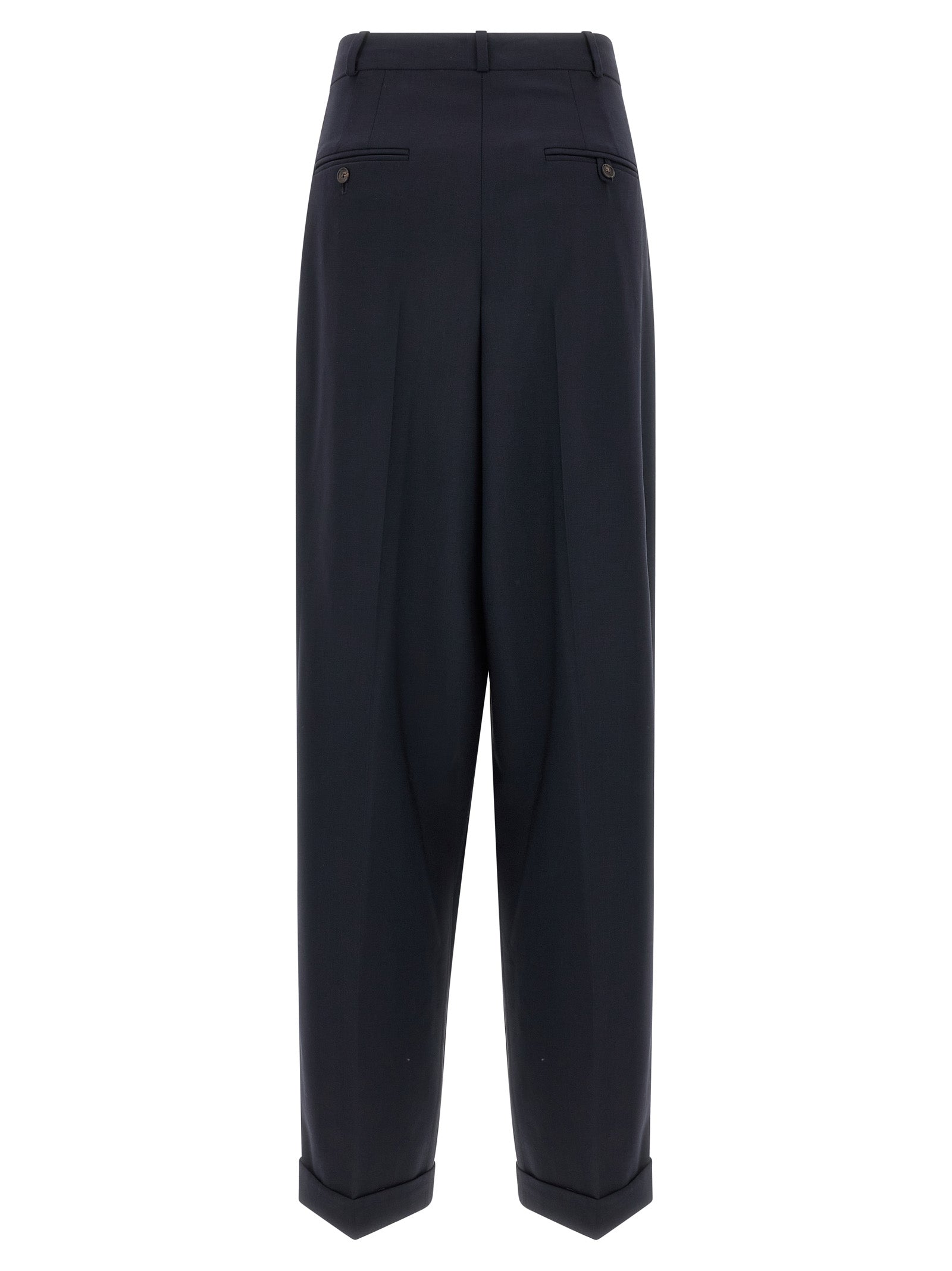 Polo Ralph Lauren Blue Wool Casual Pants