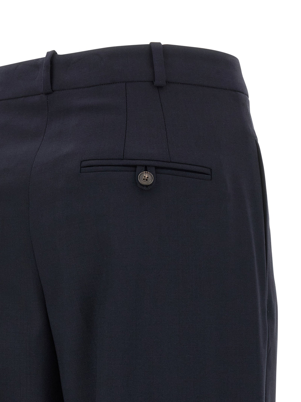 Polo Ralph Lauren Blue Wool Casual Pants