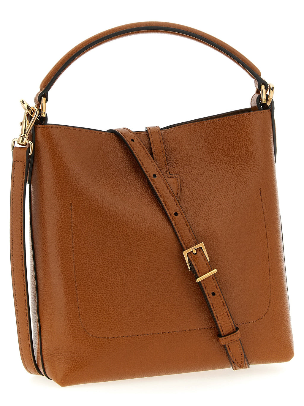 Tod's Brown Calfskin Handbag