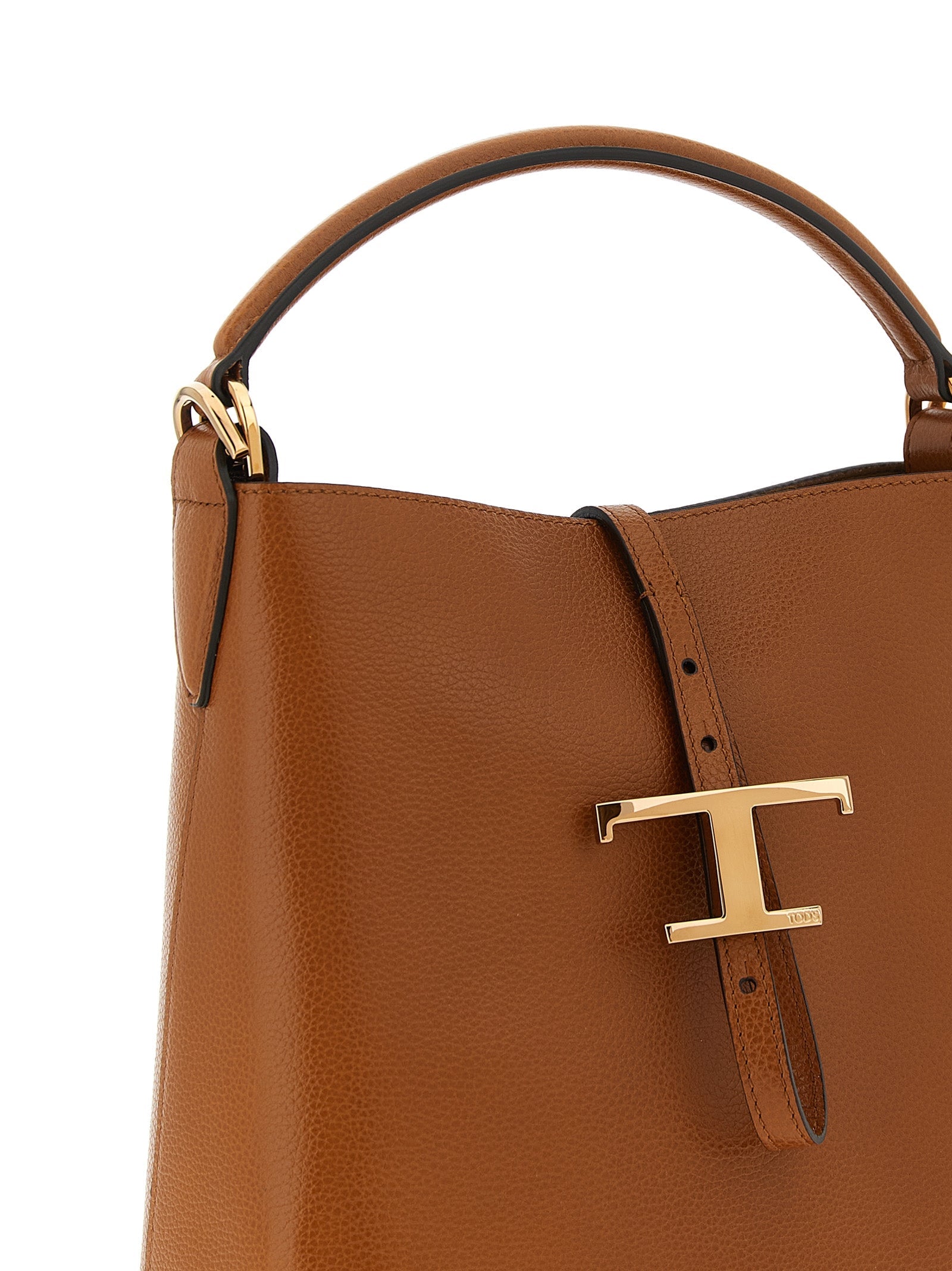 Tod's Brown Calfskin Handbag