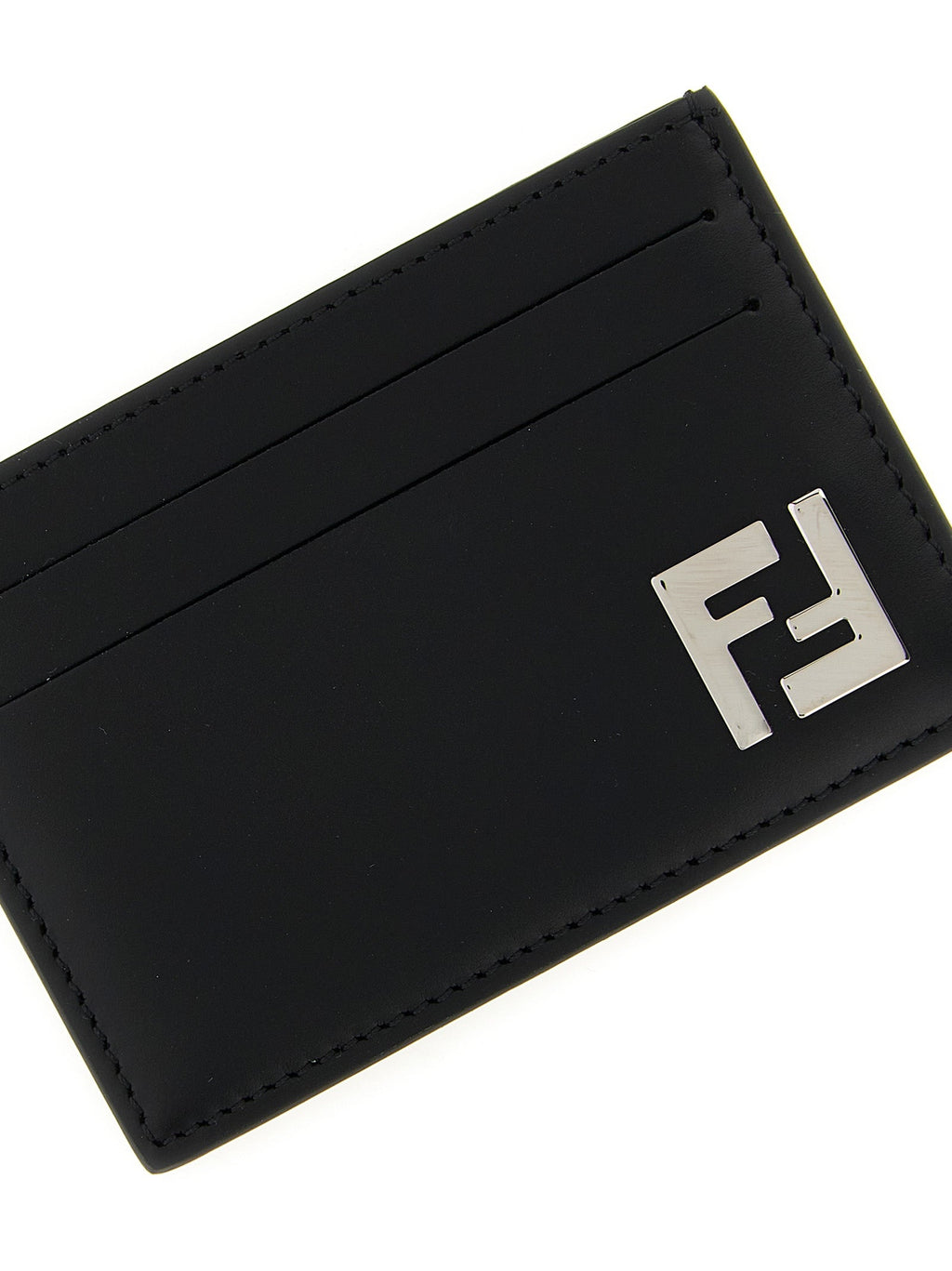 Fendi Black Calfskin Cardholder