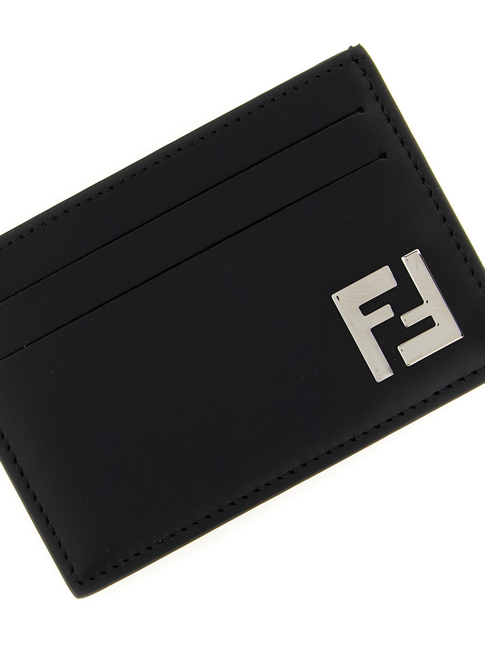 Fendi Black Calfskin Cardholder