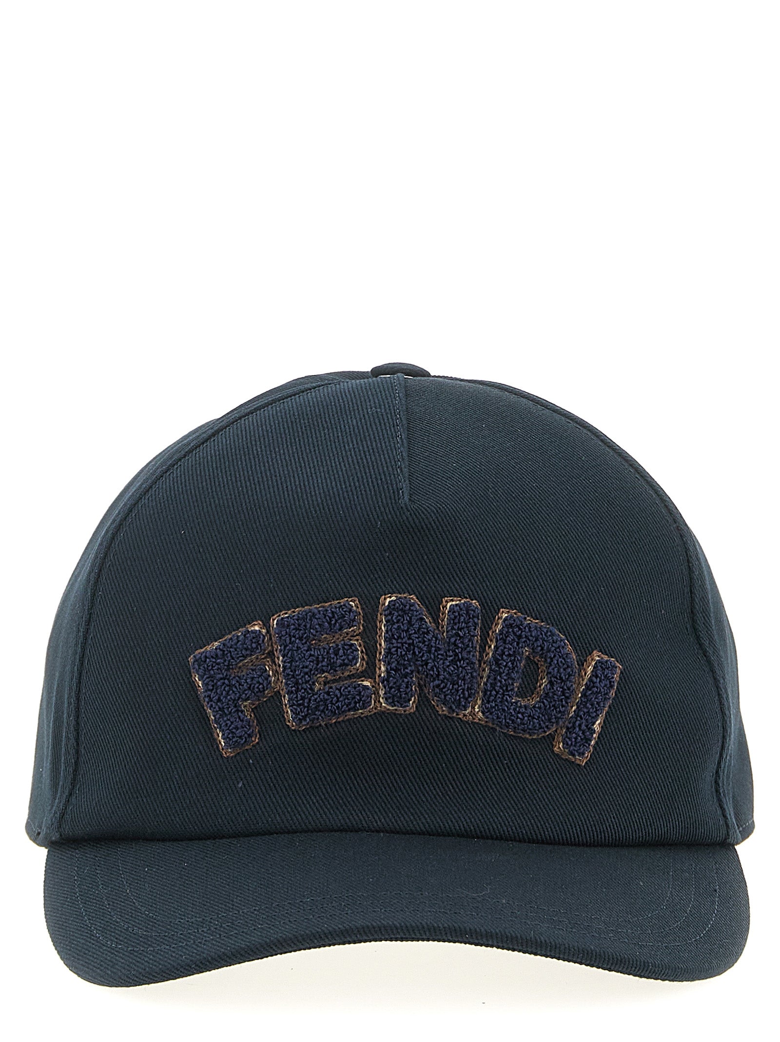 Fendi Blue Cotton Cap (Baseball Hat)