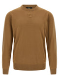 Fendi Beige Virgin Wool Cardigan