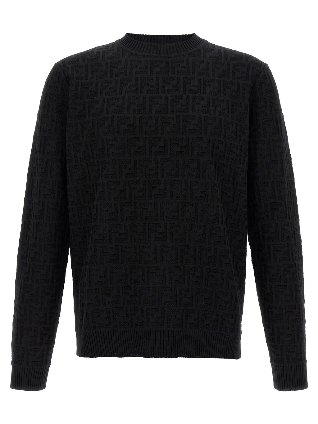 Fendi Black Cotton Cardigan