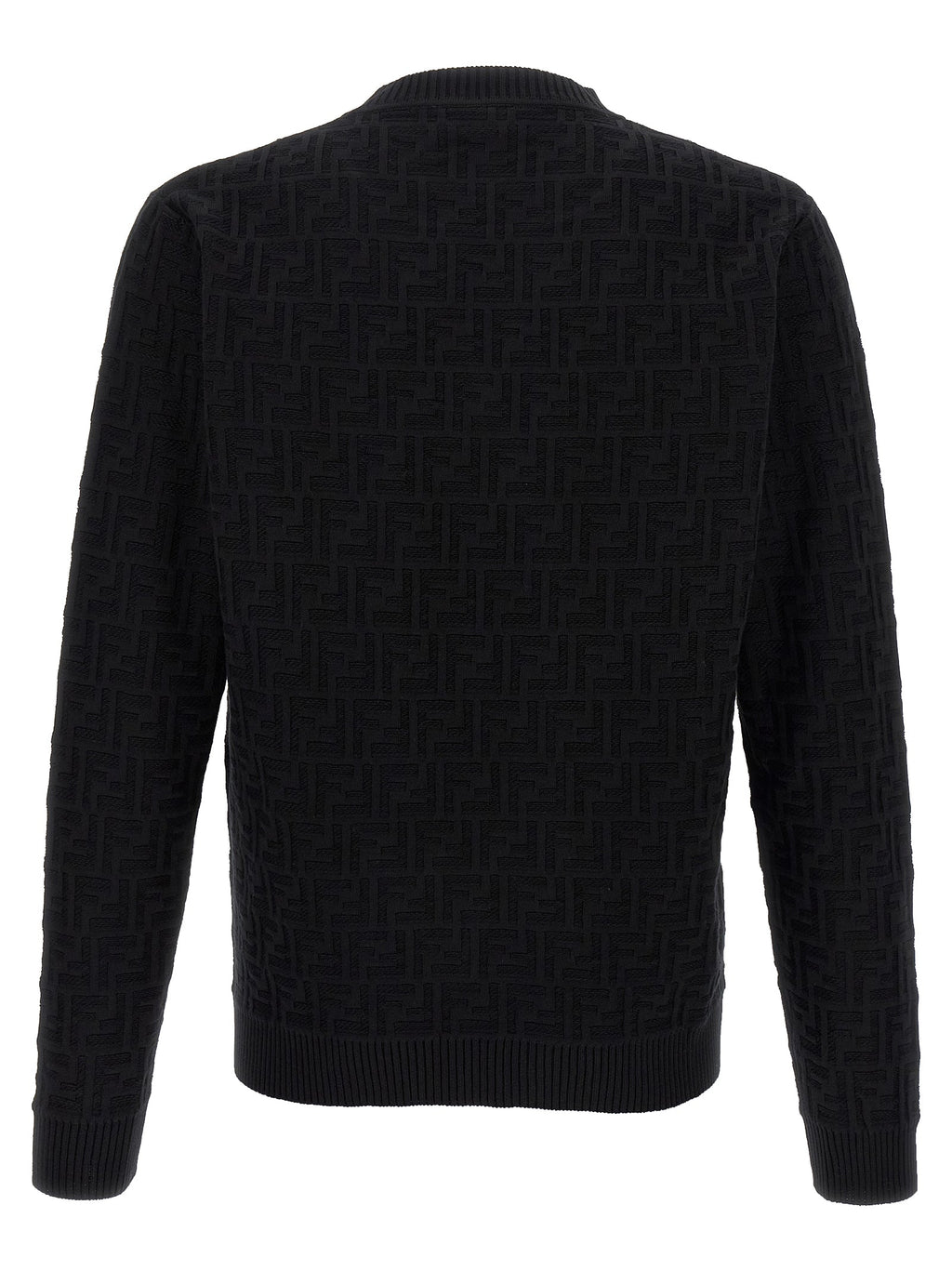Fendi Black Cotton Cardigan