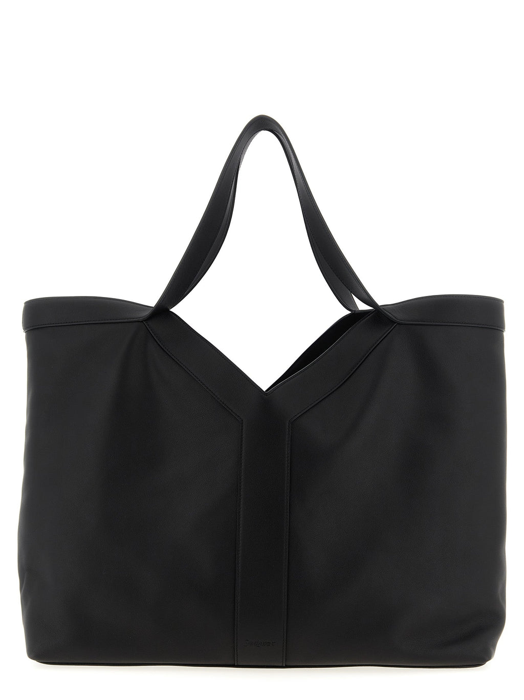 Saint Laurent Black Calfskin Tote Bag