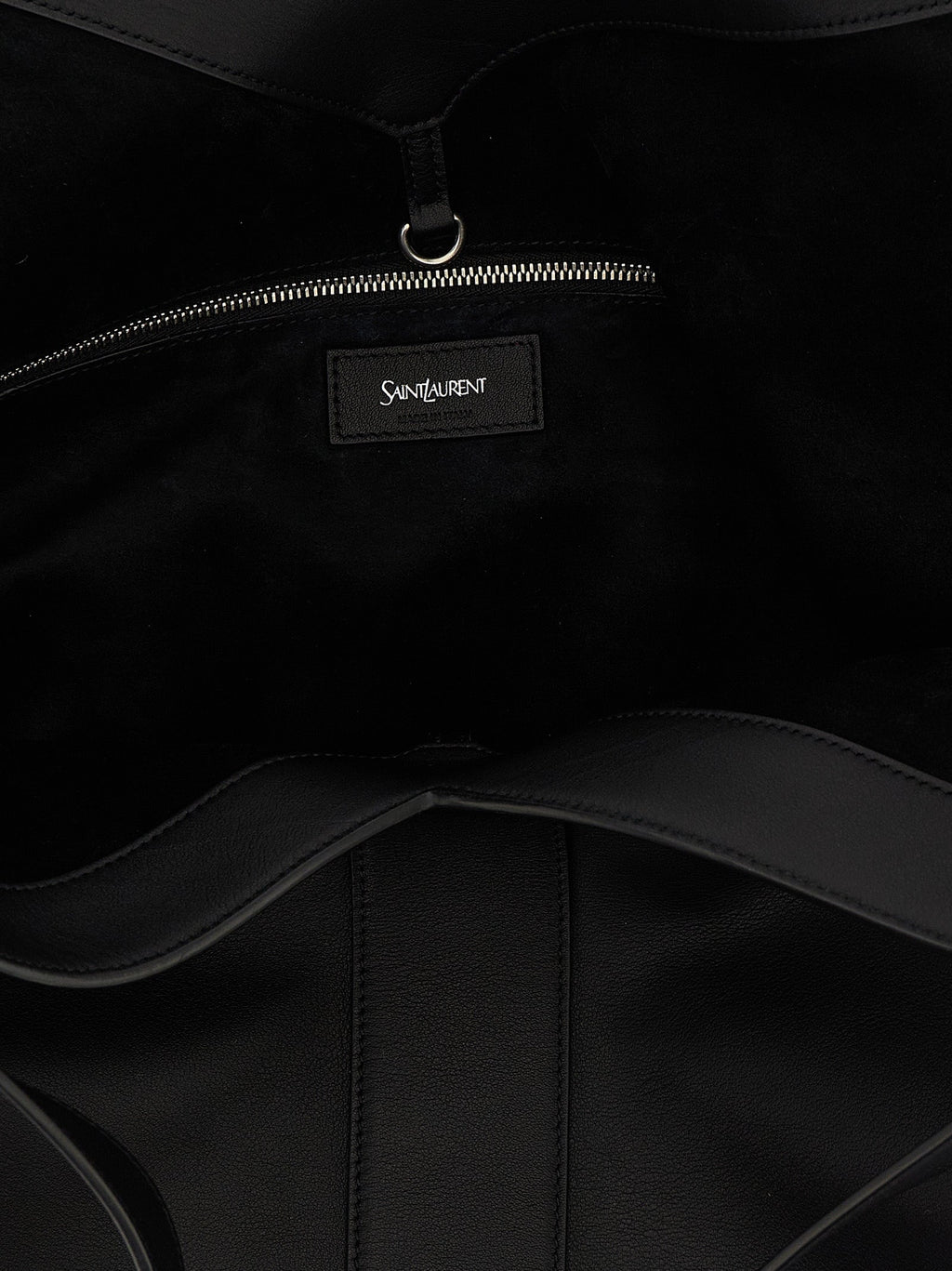 Saint Laurent Black Calfskin Tote Bag