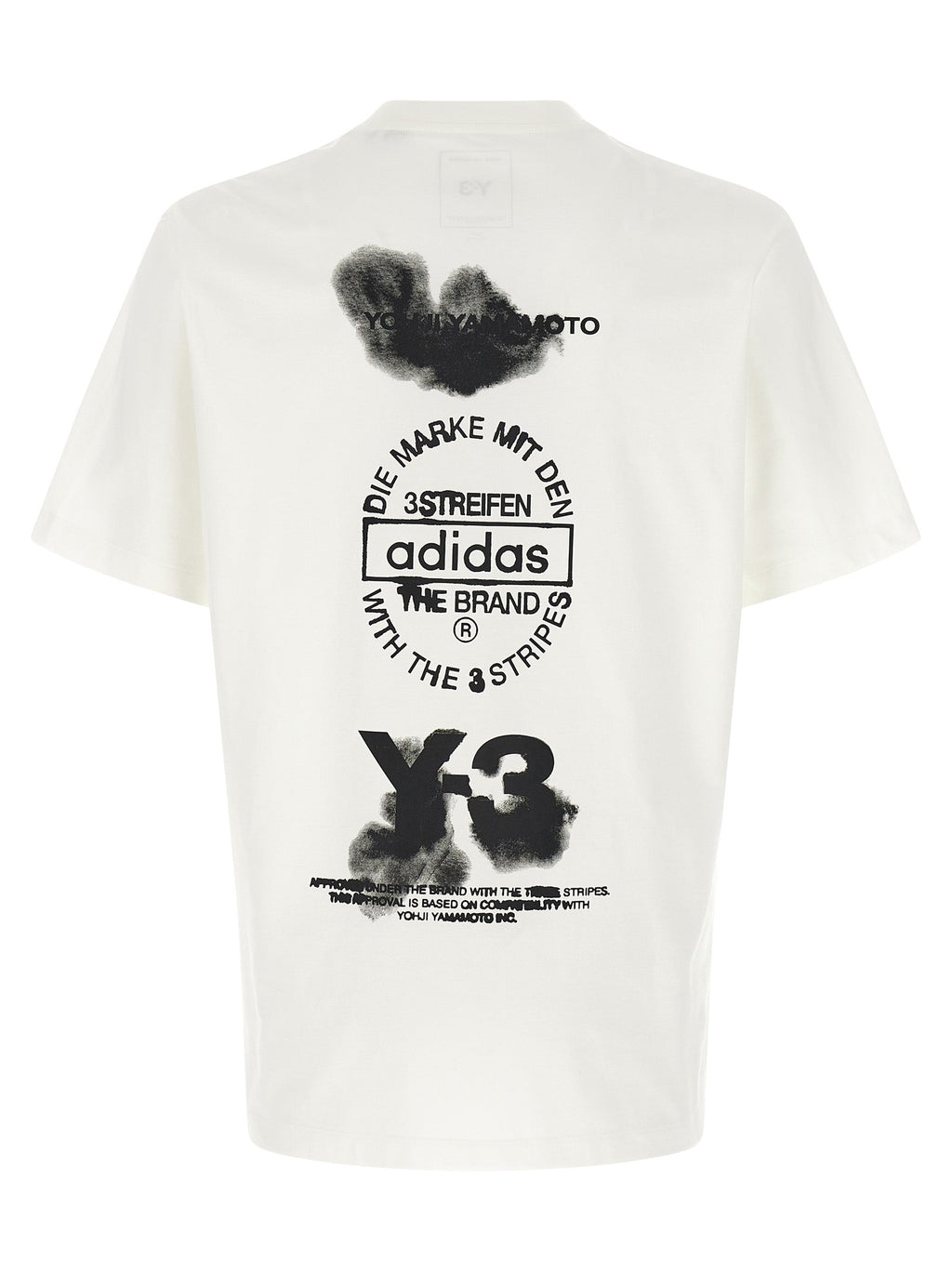 Y-3 Bicolor Cotton T-Shirt