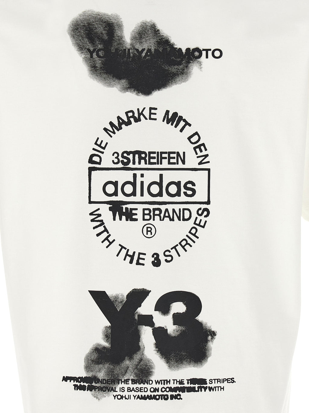 Y-3 Bicolor Cotton T-Shirt