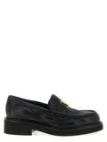Valentino Garavani Black Lamb Leather Slip-On Loafers