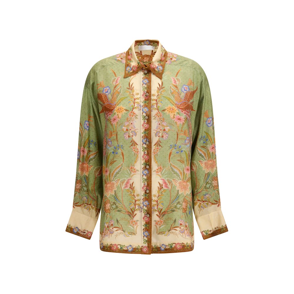 Zimmermann Multicolor Silk Pattern Shirt