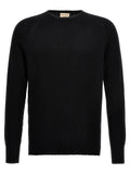 MA'RY'YA Black Virgin Wool Cardigan
