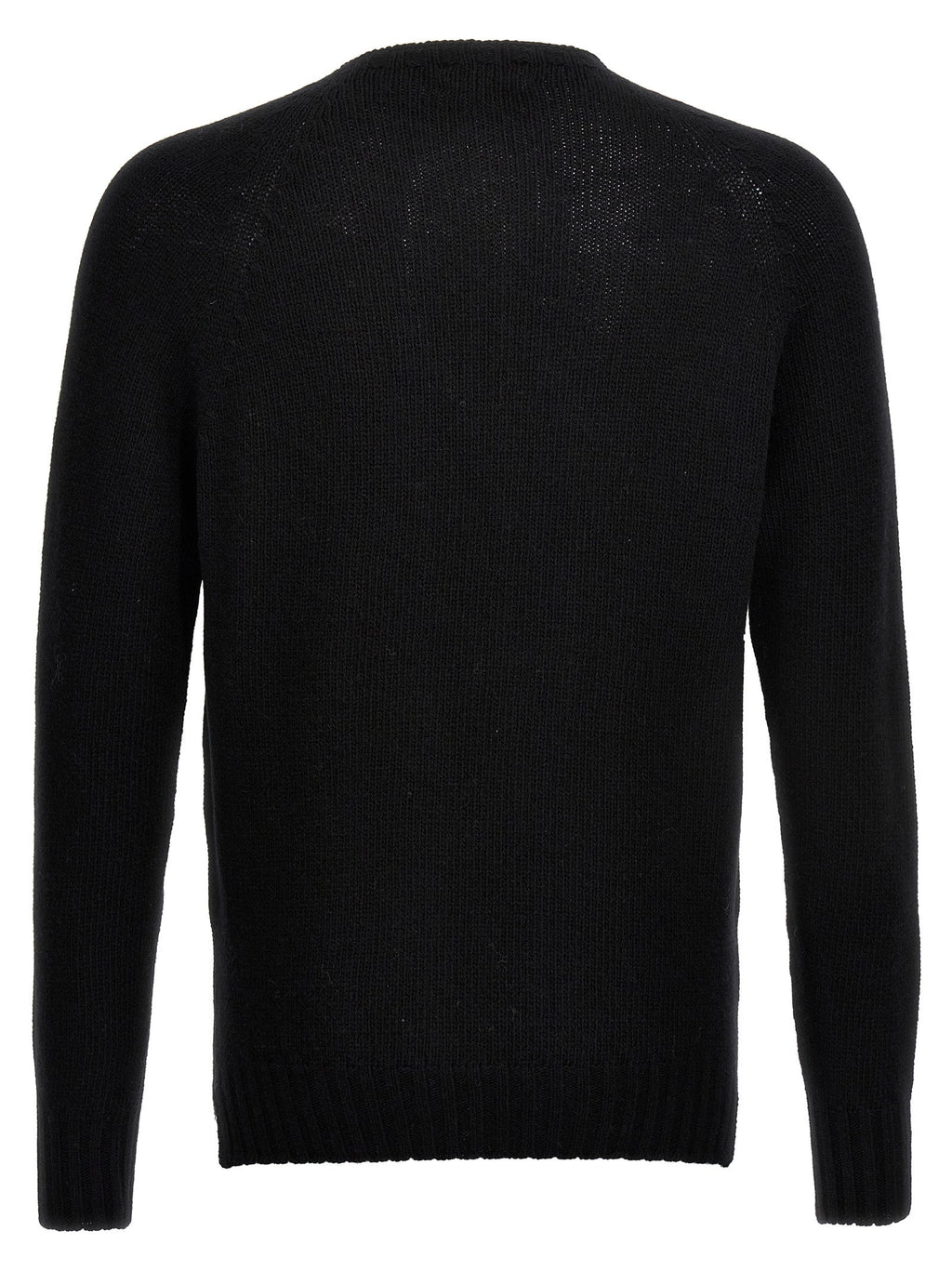 MA'RY'YA Black Virgin Wool Cardigan