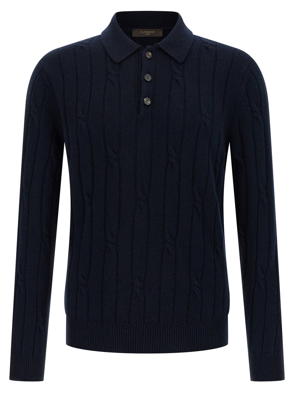 ZANONE Blue Virgin Wool Polo Shirt