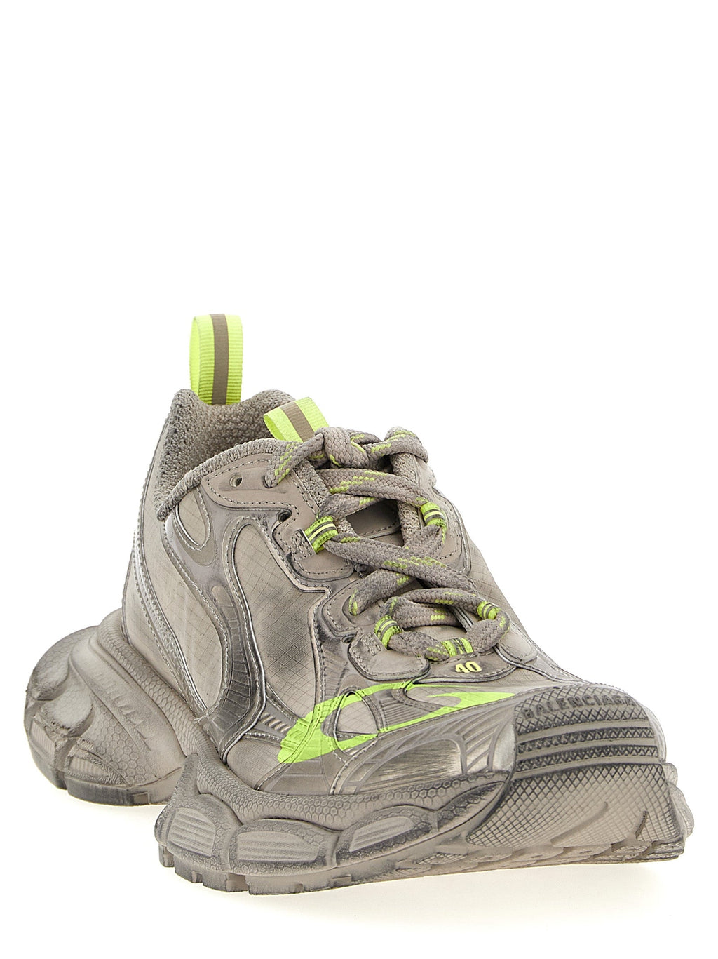 Balenciaga Gray Polyethylene Athletic Sneakers