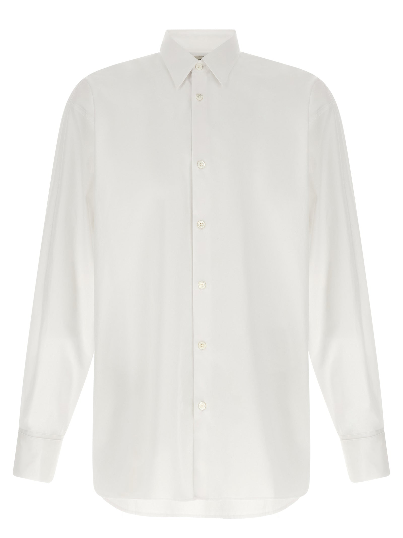 Dries Van Noten White Cotton Blouse