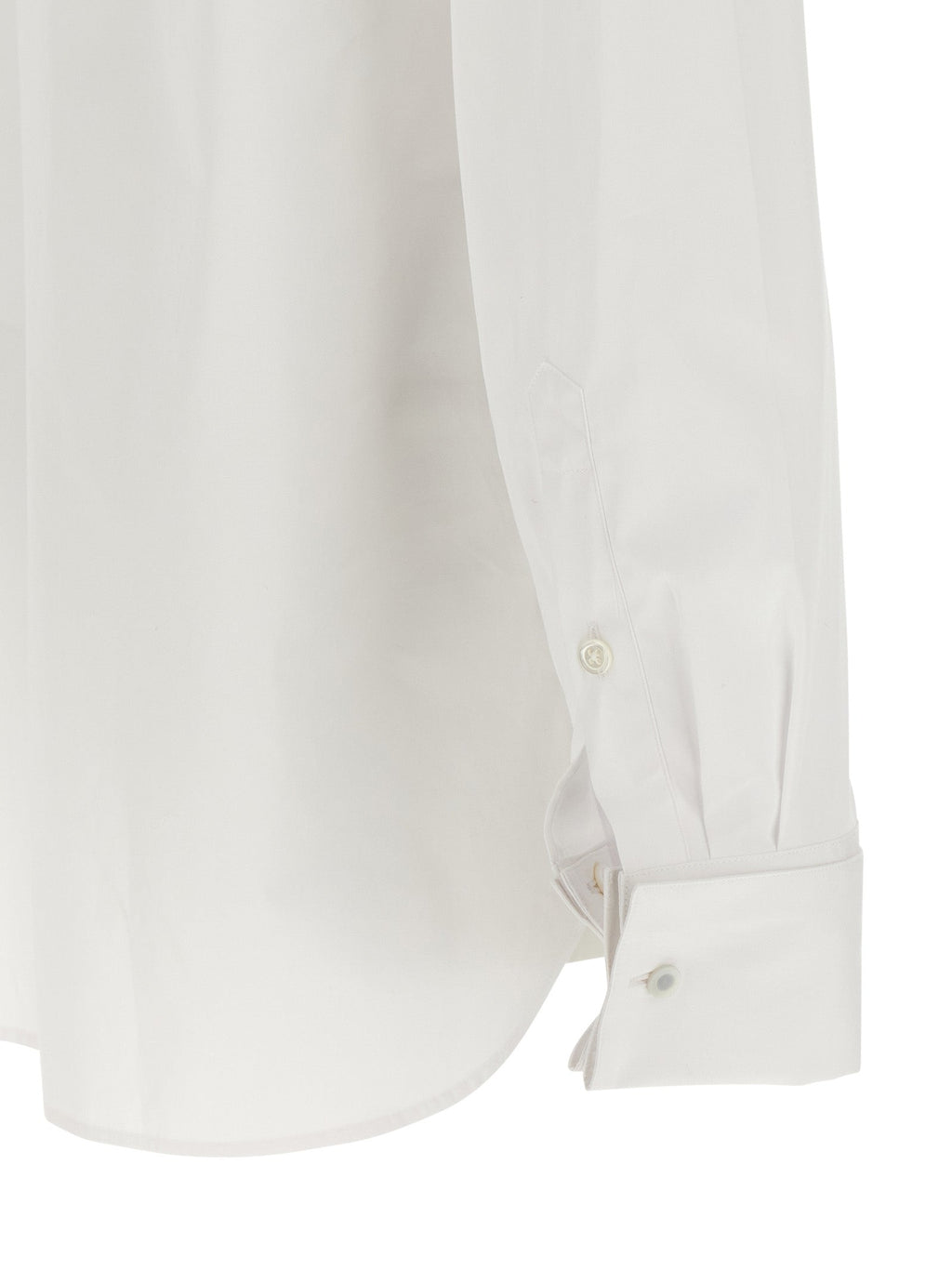Dries Van Noten White Cotton Blouse
