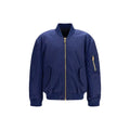 Balmain Blue Polyamide Bomber