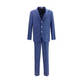 Brunello Cucinelli Blue Wool Oves Aries Two-Piece Suit