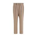 Brunello Cucinelli Beige Cotton Casual Pants