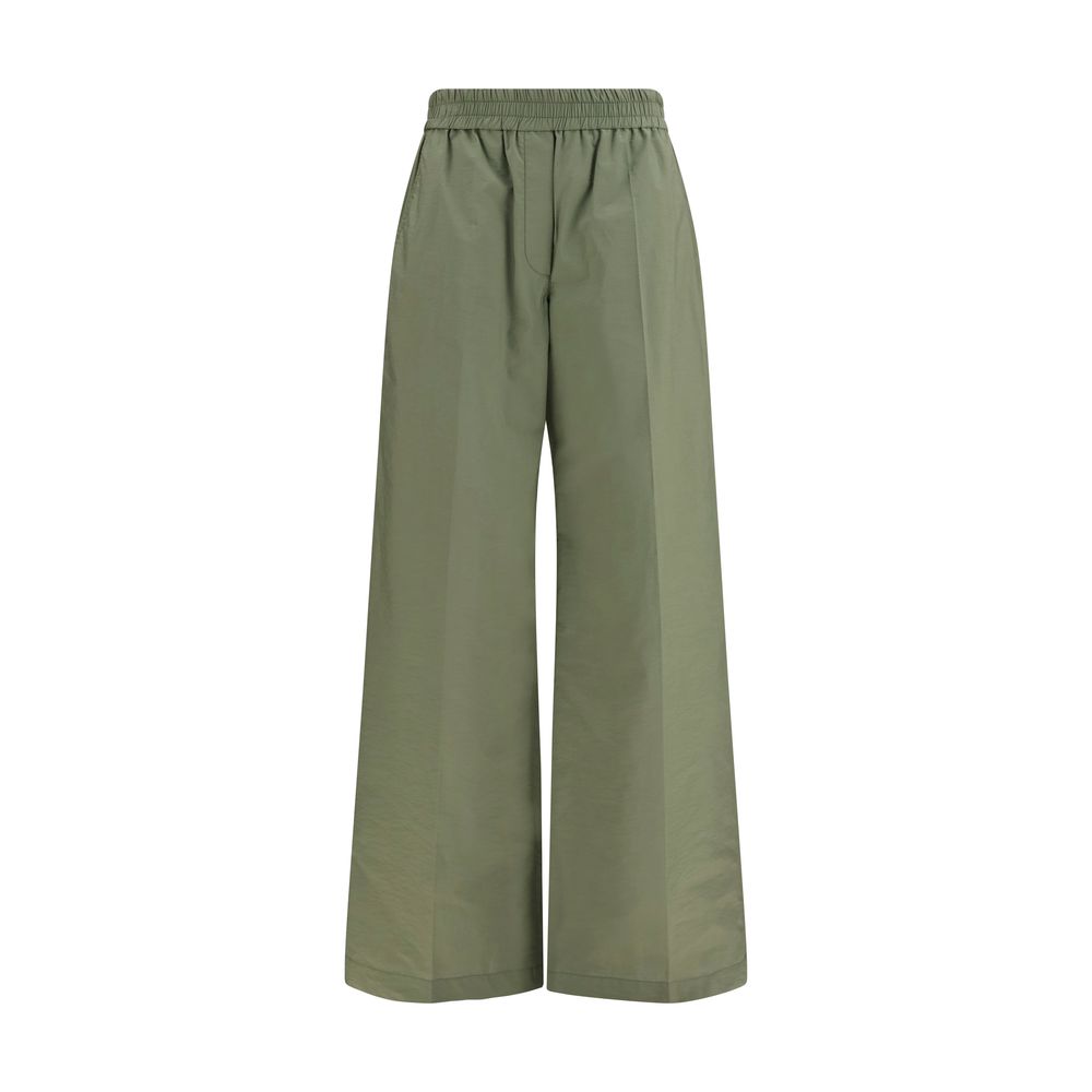 Brunello Cucinelli Bicolor Cotton Casual Pants
